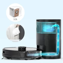 AIRROBO T10+ LDS Staubsauger Roboter 3-in-1 Saugroboter Mit Wischfunktion Saugroboter 2700Pa Mit Automatischer Absaugstation & Elektrische Kontrollwassertank -Philips Haushaltsgeräte Verkaufsgeschäft 011133dce45570484b057d891f04c70a