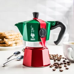 Bialetti - Moka Express Collection Italia (Tricolour), 3-Tassen-Kaffeemaschine, Aluminium -Philips Haushaltsgeräte Verkaufsgeschäft 03b48273d4d8a230f22245fe383ed6a6