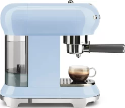 SMEG Espresso Kaffeemaschine Pastell Blau ECF01PBE -Philips Haushaltsgeräte Verkaufsgeschäft 04a2d220ed0242af43835672cbe6dc8a