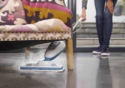 Black & Decker Black+Decker FSM13E1 Dampfbesen Steam Mop, Basic (Dampfreiniger Für Hygienische, Gründliche Sauberkeit, Abnehmbarer Stiel, Einfache Bedienbarkeit, Inkl. 1 Mikrofaser-Pad), 1300 W -Philips Haushaltsgeräte Verkaufsgeschäft 055bb162833f59f53b95fac4ba941a08