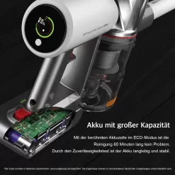 Redroad Akku Handstaubsauger , 450W, 26500Pa,Doppelte Bürste Für 4-fache Reinigungsleistung, Kabelloser Staubsauger -Philips Haushaltsgeräte Verkaufsgeschäft 07f57000e1330df2b97bb309bdade173