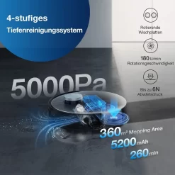 Ecovacs Deebot X1 Omni Saugroboter Wischfunktion Kamera 4 Reinigungsstufen 0,4 L -Philips Haushaltsgeräte Verkaufsgeschäft 0b75cb8bfbe22a89a42208014be98df4