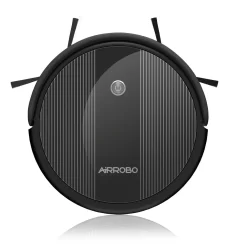 Saugroboter - AIRROBO P10 Staubsauger Roboter 2600Pa Roboterstaubsauger WLAN Mit Raumkarte In Echtzeit, WiFi/App/Alexa, Selbstaufladung, Leise, Für Tierhaare, Hartböden, Teppich