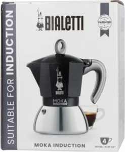 Bialetti MOKA 4TZ Induction Nera -Philips Haushaltsgeräte Verkaufsgeschäft 0ca86e11a34fb4bc647c35fc3b3d9daa