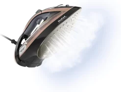 Tefal Ultimate Pure FV9845 Dampfbgeleisen (Dampfbgeleisen, Durilium Autoclean Soleplate, 3 M, 260 G/min, Schwarz, Kupfer, 60 G/min) -Philips Haushaltsgeräte Verkaufsgeschäft 0d669fe40aaa61d67e1571c9572fd735