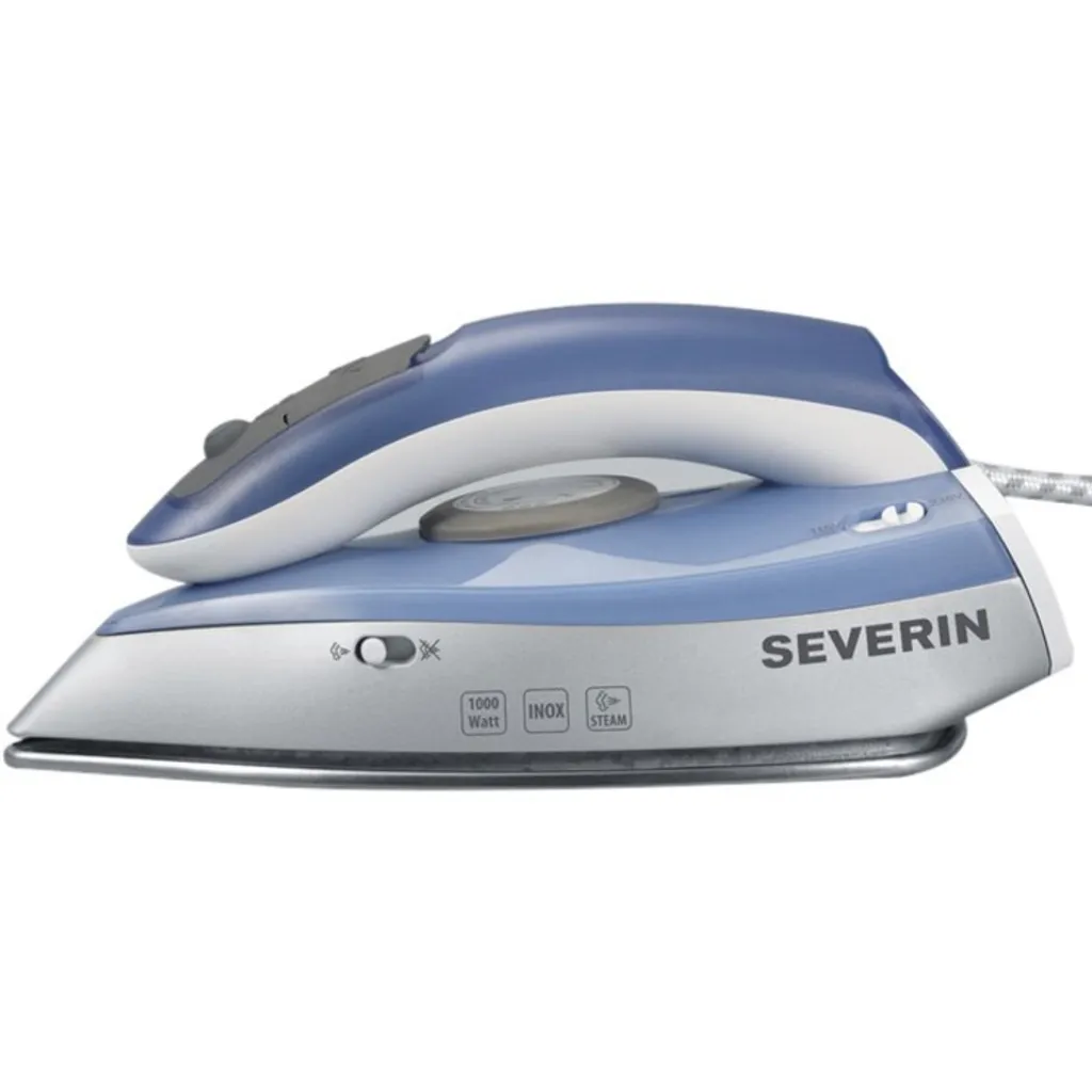 SEVERIN Reise-Dampfbügeleisen BA 3234 Silber / Blau 17 SEVERIN Reise-Dampfbügeleisen BA 3234 Silber / Blau – Bild 17