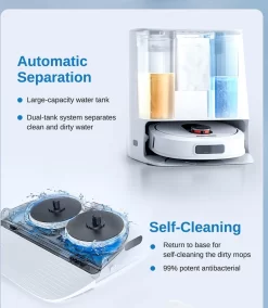 Roidmi Eva Mop Station Staubsauger 3200pa 2-in-1 Saug Und Wischroboter Mit Absaugstation, Mopp- Und Saugroboter, Automatisch Waschen Von Mopps -Philips Haushaltsgeräte Verkaufsgeschäft 0f4b13fc73dbab464f2e87d9641adeb7