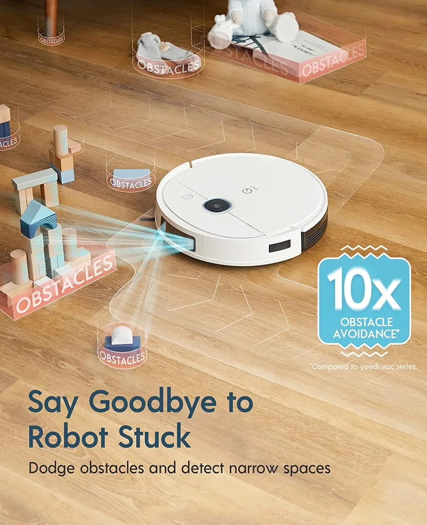 Yeedi Vac 2 Saugroboter Mit Wischfunktion, 3D-Hindernisvermeidung, 3000Pa Saugkraft, Visuelle Kartierung, Benutzerdefinierte Reinigung, Kompatibel Mit Absaugstation (exkl.) 3 Yeedi Vac 2 Saugroboter Mit Wischfunktion, 3D-Hindernisvermeidung, 3000Pa Saugkraft, Visuelle Kartierung, Benutzerdefinierte Reinigung, Kompatibel Mit Absaugstation (exkl.) – Bild 3