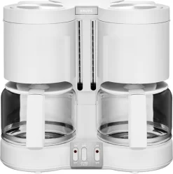 KRUPS Kaffeemaschine KM 8501 2 X 10 Tassen 2 X 1100 W Weiß