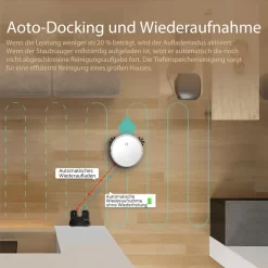 SmartAI Saugroboter Staubsauger Roboter APP Fernbedienung 2600Pa Staubsauger Weiß -Philips Haushaltsgeräte Verkaufsgeschäft 1408b793583d4820cd9d3c0ca8a0fdbe