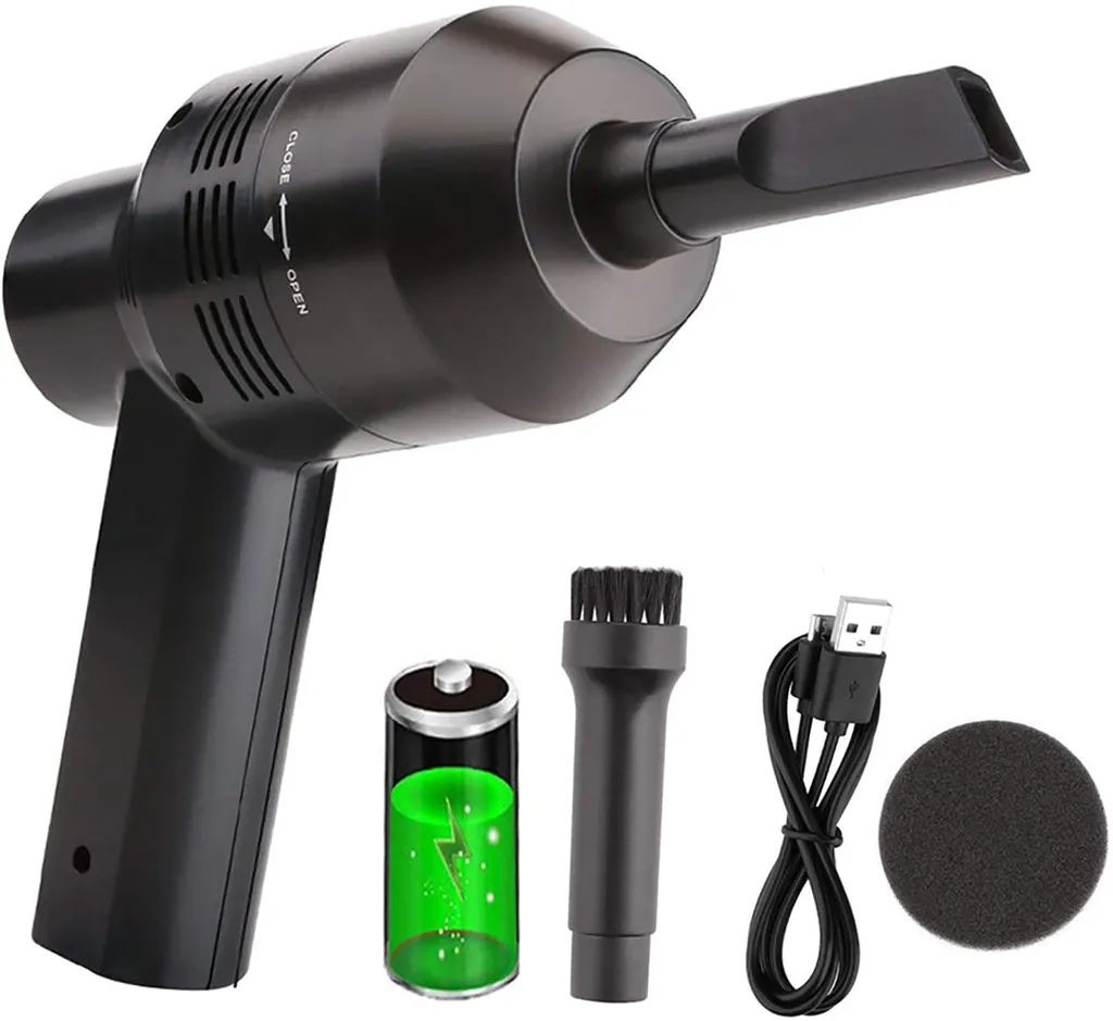 Tastaturreiniger Mit Reinigungsgel, Tischsauger Mit USB-Anschluss, Kabelloser Tastaturreiniger, Sauger Für Den Computer Mit Batterien, Ideal Zum Reinigen Von Gaming-Tastaturen 2 Tastaturreiniger Mit Reinigungsgel, Tischsauger Mit USB-Anschluss, Kabelloser Tastaturreiniger, Sauger Für Den Computer Mit Batterien, Ideal Zum Reinigen Von Gaming-Tastaturen – Bild 2