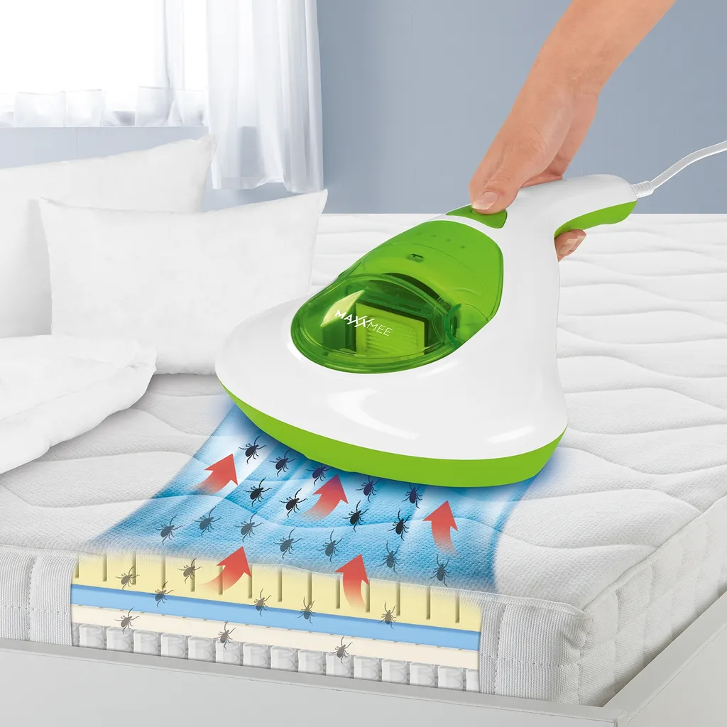 MAXXMEE Milben-Handstaubsauger Mit UV-C Licht - 300 W - Weiß/limegreen Milben Sauger UV Licht Handstaubsauger Entferner Allergiker Handsauger MAXXMEE 5 MAXXMEE Milben-Handstaubsauger Mit UV-C Licht - 300 W - Weiß/limegreen Milben Sauger UV Licht Handstaubsauger Entferner Allergiker Handsauger MAXXMEE – Bild 5
