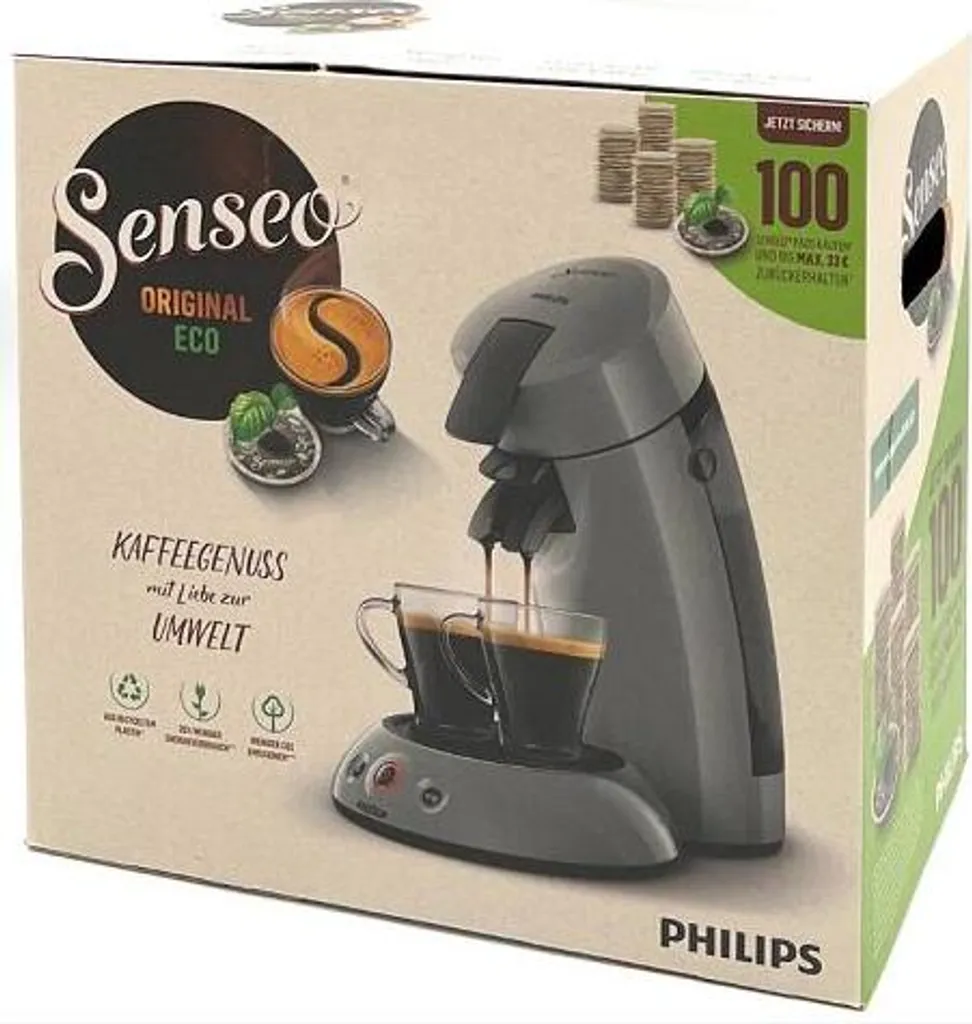 Philips Senseo Kaffeemaschine HD7806 Grau 1 Philips Senseo Kaffeemaschine HD7806 Grau
