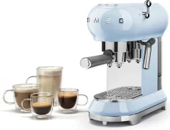 SMEG Espresso Kaffeemaschine Pastell Blau ECF01PBE -Philips Haushaltsgeräte Verkaufsgeschäft 176849aba5eef2f9dcc745f42e574d40