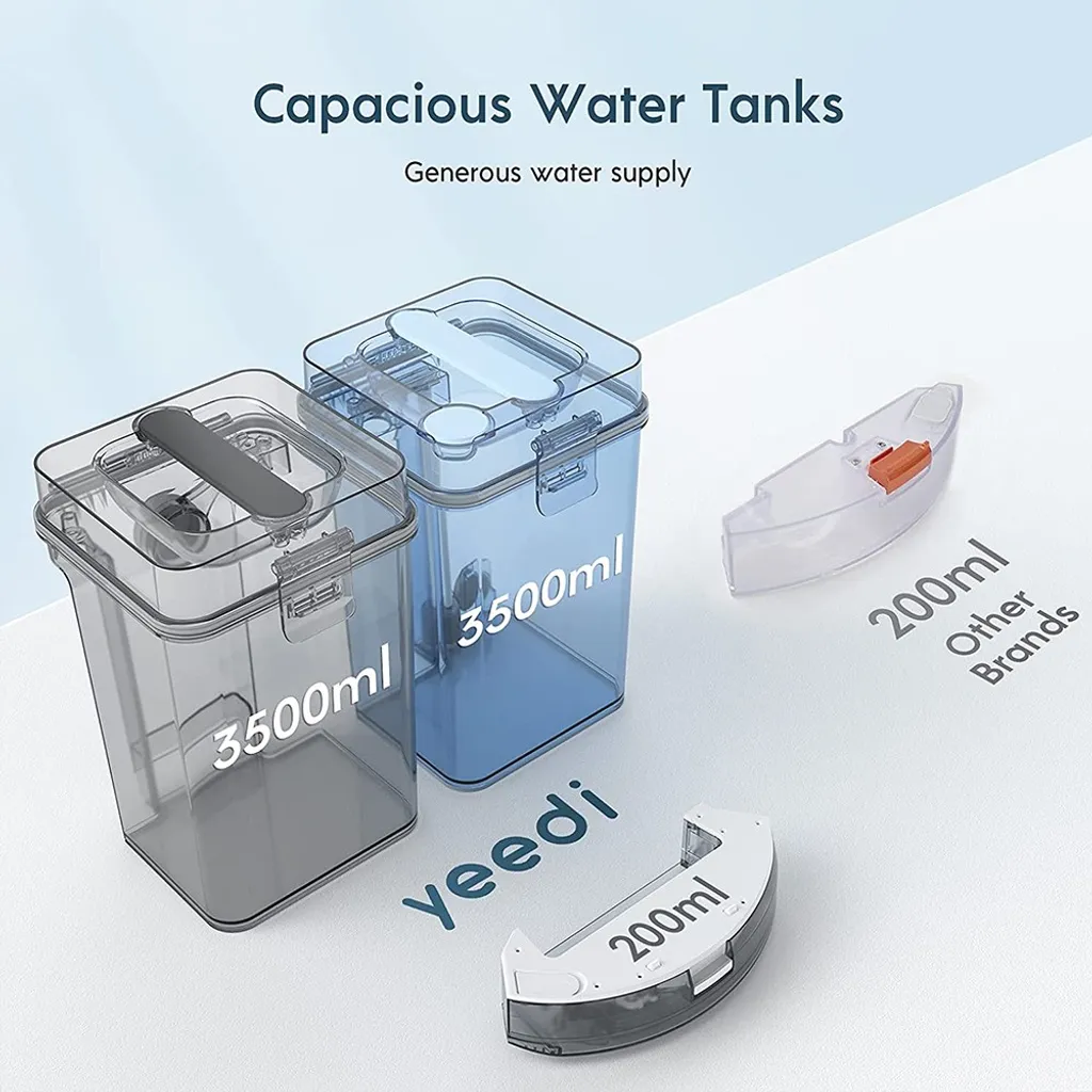 Yeedi Mop Station 2-in-1 Wischroboter, Mopp- Und Saugroboter, Automatisch Waschen Von Mopps, Druckbeaufschlagte Mopps, 2500 Pa, Visuelle Navigation, Teppicherkennung 10 Yeedi Mop Station 2-in-1 Wischroboter, Mopp- Und Saugroboter, Automatisch Waschen Von Mopps, Druckbeaufschlagte Mopps, 2500 Pa, Visuelle Navigation, Teppicherkennung – Bild 10