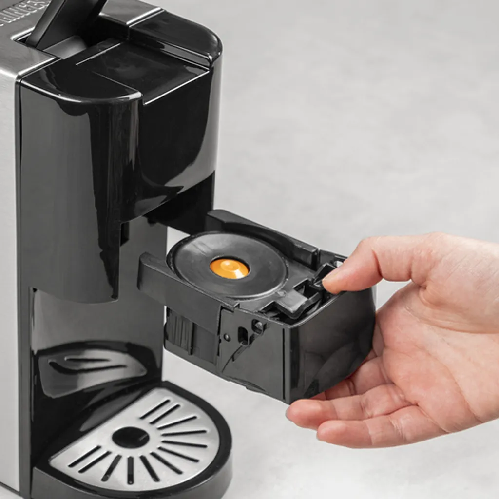 Princess 4-in-1 Multi-Kapsel-Kaffeemaschine 1450W 0,8L Schwarz Silbern 14 Princess 4-in-1 Multi-Kapsel-Kaffeemaschine 1450W 0,8L Schwarz Silbern – Bild 14