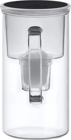 Wessper Wasserfilterkanne Aus Glas 2.5 L Kompatibel Mit Brita-Wasserfilterkartuschen, Inklusive 1 Wasserfilter-Kartusche, Reduziert Kalk Und Chlor, Schwarz -Philips Haushaltsgeräte Verkaufsgeschäft 19001c3dbf644bc4d74bb1f4b49156f2