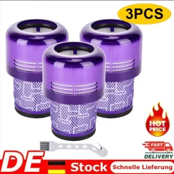3x Neu Für Dyson V11 Filter Absolute Animal Extra Pro SV14 Großer Hepa-Filter DE