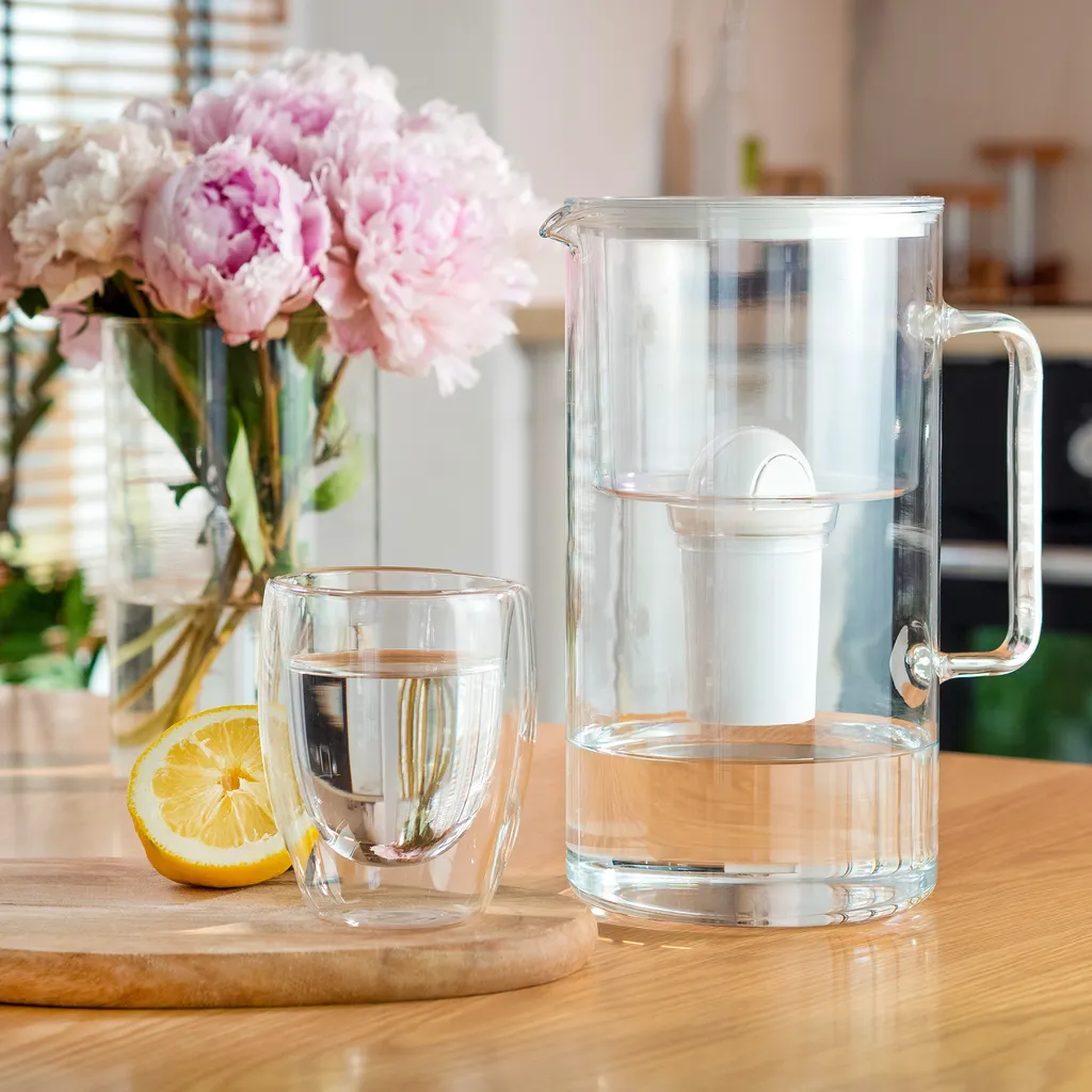 Wessper Glas Wasserfilter 2,5 L Mit 10 Filterkartuschen, Kompatibel Mit Brita Classic-Weiß 5 Wessper Glas Wasserfilter 2,5 L Mit 10 Filterkartuschen, Kompatibel Mit Brita Classic-Weiß – Bild 5