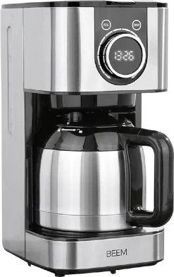BEEM FRESH-AROMA-SWITCH Filterkaffeemaschine - Thermo Edelstahl 1 L Thermoskanne Bedienrad 24h-Timer 800 W Für 4-8 Tassen Kaffeemaschine Timer -Philips Haushaltsgeräte Verkaufsgeschäft 1a867a5cbcd0987a986bea6f252ed792