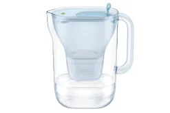 BRITA Wasserfilter Style 2,4l Gletscherblau Inkl. 3 MAXTRA+ Kartuschen