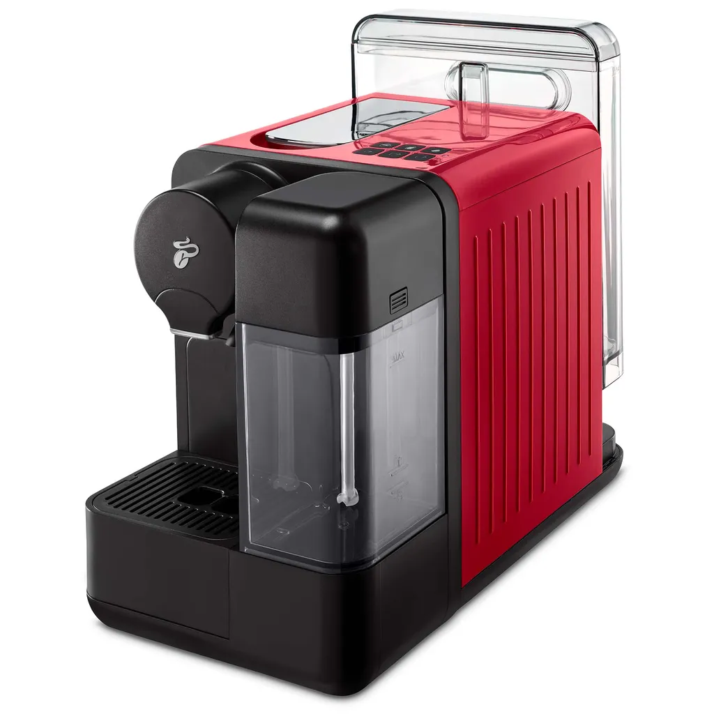 Tchibo Cafissimo Milk Kaffeemaschine Kapselmaschine Inkl. 30 Kapseln Für Caffè Crema, Espresso, Kaffee Und Milchspezialitäten, Rot 3 Tchibo Cafissimo Milk Kaffeemaschine Kapselmaschine Inkl. 30 Kapseln Für Caffè Crema, Espresso, Kaffee Und Milchspezialitäten, Rot – Bild 3