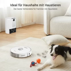 Ultenic T10 Saugroboter Mit Absaugstation, 3000Pa Saugroboter Mit Wischfunktion, Laser Navigation Saugroboter, Mehrstöckige Kartierung Staubsauger Roboter, Roboterstaubsauger Ideal Für Teppiche -Philips Haushaltsgeräte Verkaufsgeschäft 2109753dad47b112560196fa176841df