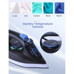 Aigostar SEAN 31QNM/ 199418 Kabelloses DampfbÃ1/4geleisen, Keramiksohle, 2600 Watt, Vertikaldampf, Anti-Kalk -Philips Haushaltsgeräte Verkaufsgeschäft 219f050cb0992ceeb31bdbeffe65d110