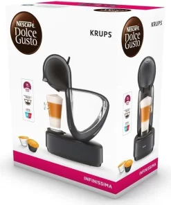 Krups Kapselmaschine KP 173B Nescafe Dolce Gusto Infinissima Cosmic-Grey, Farbe:Cosmic-Grau -Philips Haushaltsgeräte Verkaufsgeschäft 2502100b97caf2da40cb2b858c085b51