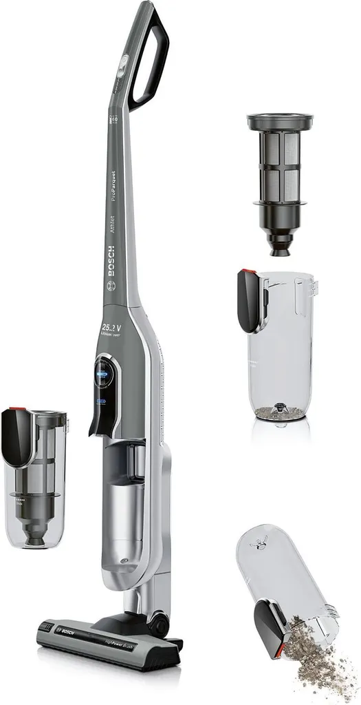 Bosch BBH6PARQ Athlet ProParquet Akkusauger 25,2V Soft Touch Grau/silber 7 Bosch BBH6PARQ Athlet ProParquet Akkusauger 25,2V Soft Touch Grau/silber – Bild 7