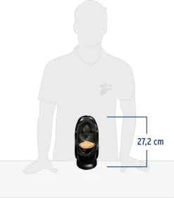 Tchibo Cafissimo Pure Kaffee Kapselmaschine, Black -Philips Haushaltsgeräte Verkaufsgeschäft 272b333e969b742f5a1100a804df6979