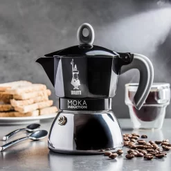 Bialetti MOKA 4TZ Induction Nera -Philips Haushaltsgeräte Verkaufsgeschäft 279e790ac3e15eb3216e145afde48346