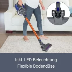 Juskys 2in1 Handstaubsauger & Akku Staubsauger - Beutellos & Kabellos – Bis 55 Min Laufzeit - Lithium-Ionen Akku, Wandhalterung & Ladestation – Blau -Philips Haushaltsgeräte Verkaufsgeschäft 2938b147d98f138d9491a42da7eced83