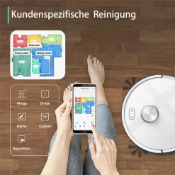2022 SmartAI S9 Saugroboter Staubsauger Robot Wischroboter Automatisch APP Fernbedienung 4000PA Roboterstaubsauger Vacuum Reinigung Weiß -Philips Haushaltsgeräte Verkaufsgeschäft 29c160bde4ebe5f4c6c27126c8ac9aca