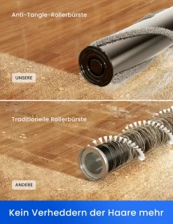 Proscenic P12 Akku Staubsauger Kabellos,33KPa/120AW Saugkraft, Vertect Light, Anti-Tangle-Rollenbürste, 6 In 1 Kabelloser Staubsauger Bis Zu 60 Min. -Philips Haushaltsgeräte Verkaufsgeschäft 2a9fc415cd2b9ac0990e620ed8f93478