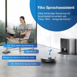 Ecovacs Deebot X1 Omni Saugroboter Wischfunktion Kamera 4 Reinigungsstufen 0,4 L -Philips Haushaltsgeräte Verkaufsgeschäft 2bd0e93db49c0221cfade048181015a6