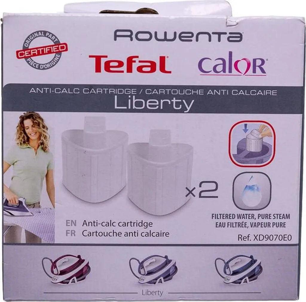 Tefal XD9070E0 Kalkfilter (2x) Für SV7010 SV7020 SV7030 Liberty Dampfbügeleisen 4 Tefal XD9070E0 Kalkfilter (2x) Für SV7010 SV7020 SV7030 Liberty Dampfbügeleisen – Bild 4