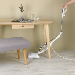 CLEANmaxx Dampfbesen - Mit Knickgelenk - Gold/weiß Dampfreiniger Steam Hygiene Fliesen Küche Bad Reinigung -Philips Haushaltsgeräte Verkaufsgeschäft 2edb7bfeadd45b5078ab673bf9a6e5d6