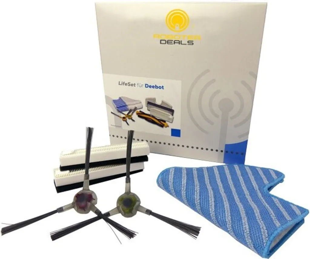 Roboter-Deals Zubehör-Set Für Deebot Slim 1 Und 2 (2x Filter, 2x Sietenbürste, 1x Pad) 1 Roboter-Deals Zubehör-Set Für Deebot Slim 1 Und 2 (2x Filter, 2x Sietenbürste, 1x Pad)