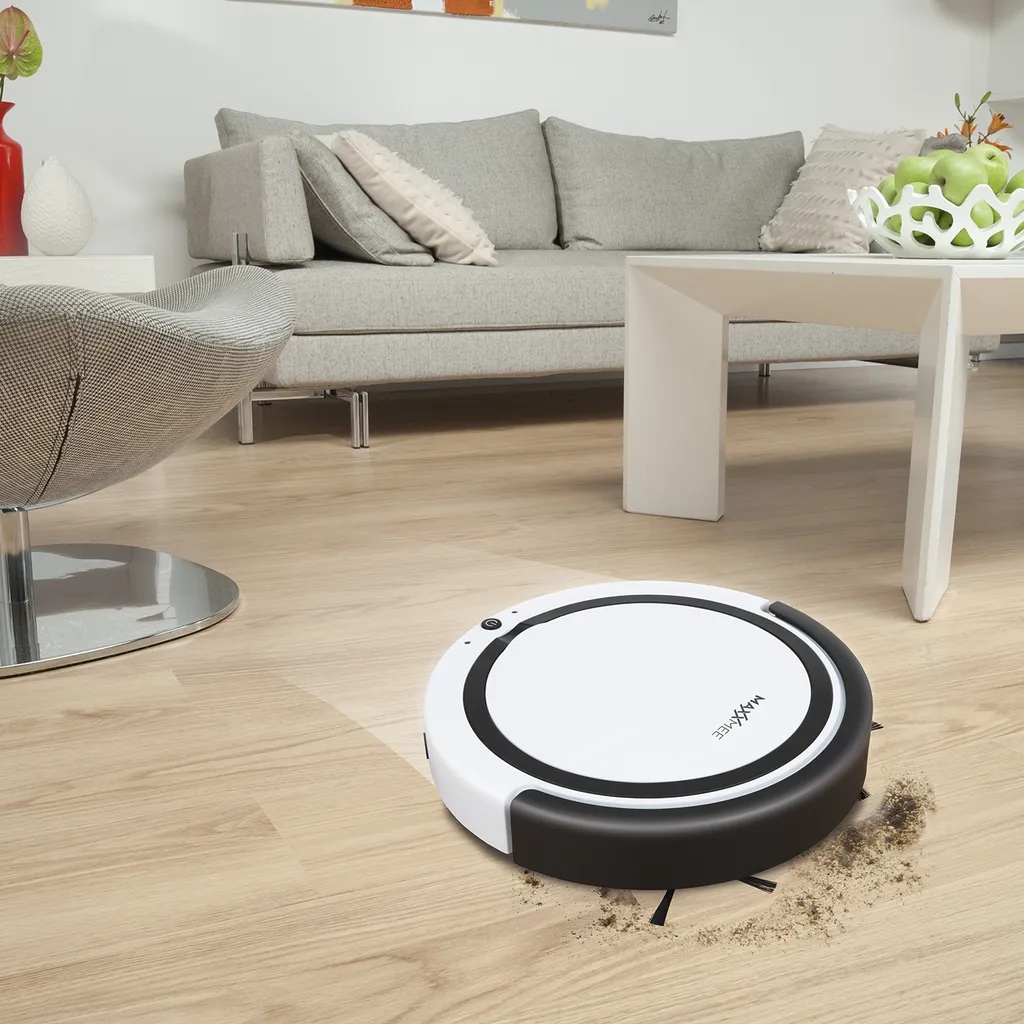 Saugroboter Automatischer Staubsauger Beutellos Reinigen Roboter Vacuum MAXXMEE 7 Saugroboter Automatischer Staubsauger Beutellos Reinigen Roboter Vacuum MAXXMEE – Bild 7