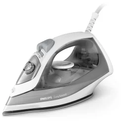 Philips EasySpeed Bügeleisen Mit Keramikbügelsohle, 15 G/min Konstanter Dampf, 2000 W, Grau (GC1751/80)