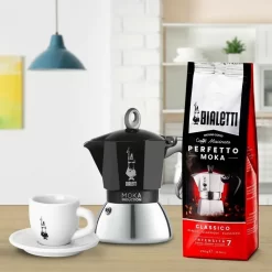 Bialetti MOKA 4TZ Induction Nera -Philips Haushaltsgeräte Verkaufsgeschäft 320ad2053bbae89c17dd022fbc102b74