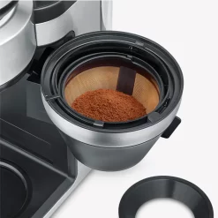 SEVERIN FILKA Vollautomat Für Filterkaffee Mit Thermokanne KA 4851 Aus Edelstahl, Matt-schwarz Edelstahl-gebürstet -Philips Haushaltsgeräte Verkaufsgeschäft 32ca8f2ff3e70fef88b63477f2f800ac