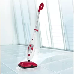 MAXXMEE Dampfbesen 1300W Weiß/rot