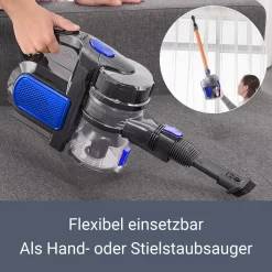 Juskys 2in1 Handstaubsauger & Akku Staubsauger - Beutellos & Kabellos – Bis 55 Min Laufzeit - Lithium-Ionen Akku, Wandhalterung & Ladestation – Blau -Philips Haushaltsgeräte Verkaufsgeschäft 34f5291a860dfdabcde42cc966102a05