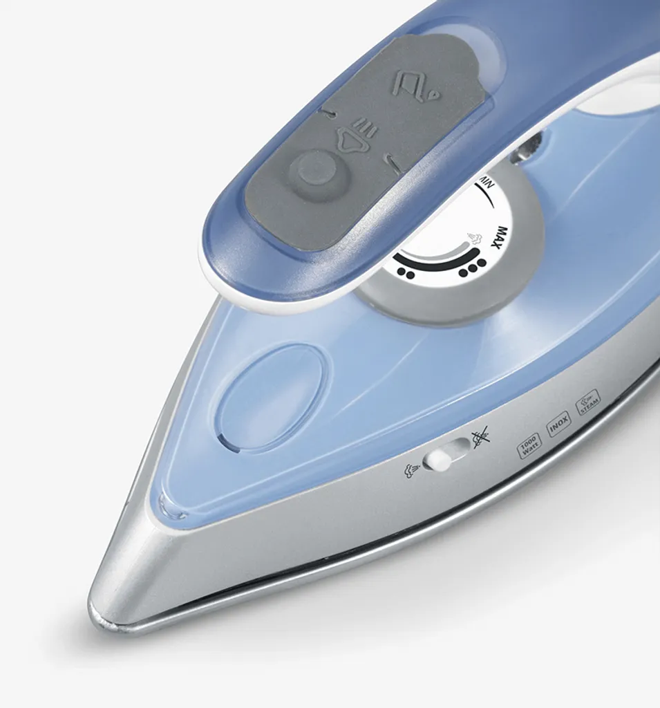 SEVERIN Reise-Dampfbügeleisen BA 3234 Silber / Blau 15 SEVERIN Reise-Dampfbügeleisen BA 3234 Silber / Blau – Bild 15