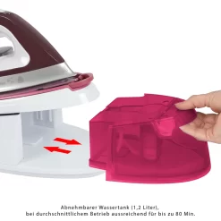 CLATRONIC Dampfbügelstation Bügeleisen Dampfstation Keramiksohle 2300 W, DBS 3749 -Philips Haushaltsgeräte Verkaufsgeschäft 398c50082f338615bc5f461a8b0932f9