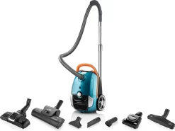 Philips Haushaltsgeräte Verkaufsgeschäft 15 ETA Bodenstaubsauger AVANTO Blau ETA351990010, 700 Watt, Mit Beutel, HEPA Filter Nr. 12, Geeignet Für Haushalt Mit Haustieren