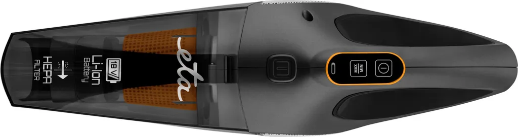 ETA Rotary ETA242590000 Akku-Handsauger, Li-ion Akku 18 V, HEPA-Filter, Elektrischer Rotationsbürste 9 ETA Rotary ETA242590000 Akku-Handsauger, Li-ion Akku 18 V, HEPA-Filter, Elektrischer Rotationsbürste – Bild 9