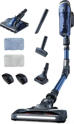 Rowenta X-Force Flex 8.50, Beutellos, Schwarz, Blau, 0,55 L, Rechteckig, Trocken, EPA